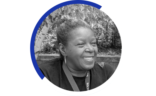 Gloria's portrait as she shares her recovery story.